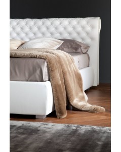 Letto in pelle matrimoniale imbottito Melissa by Chaarme - Chaarme