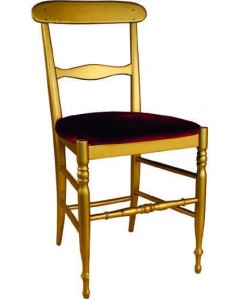 AM Campanina chair in gold...